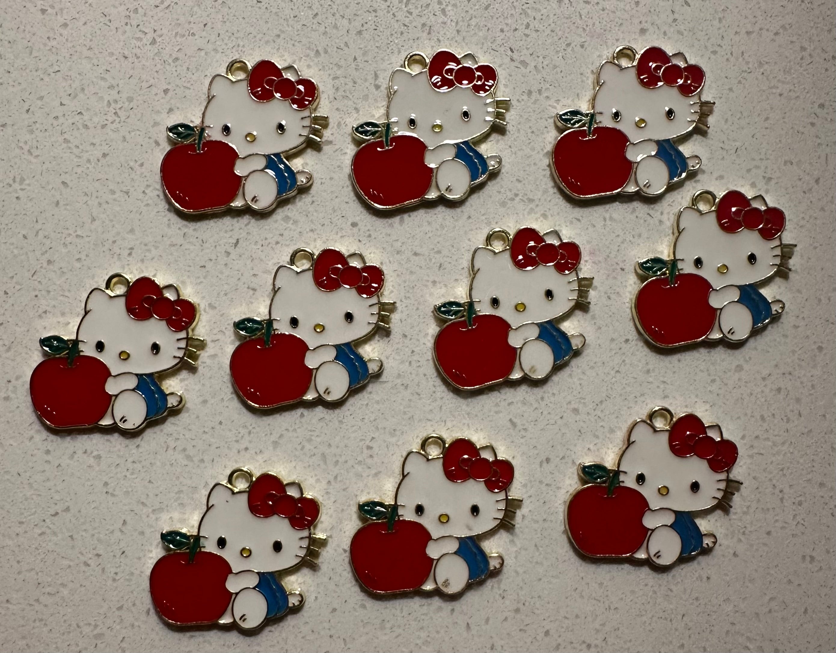 Hello Kitty Inspired Charms (10pcs)