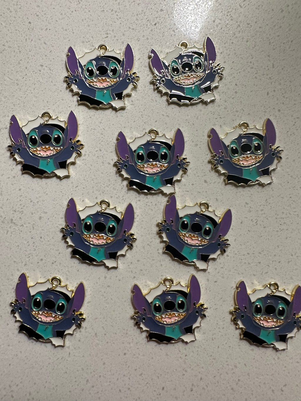 Stitch Inspired Charms (10pcs)