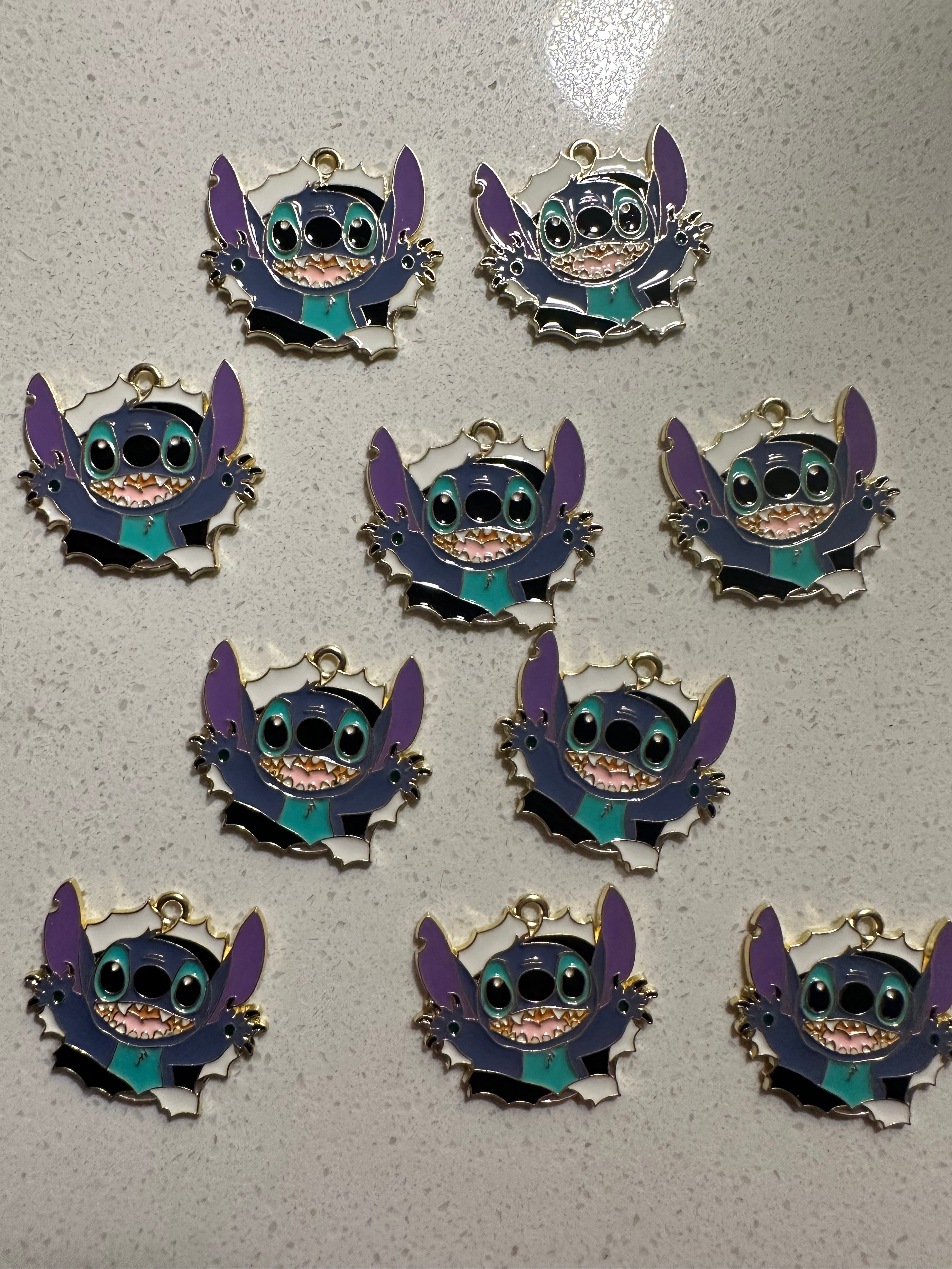 Stitch Inspired Charms (10pcs)