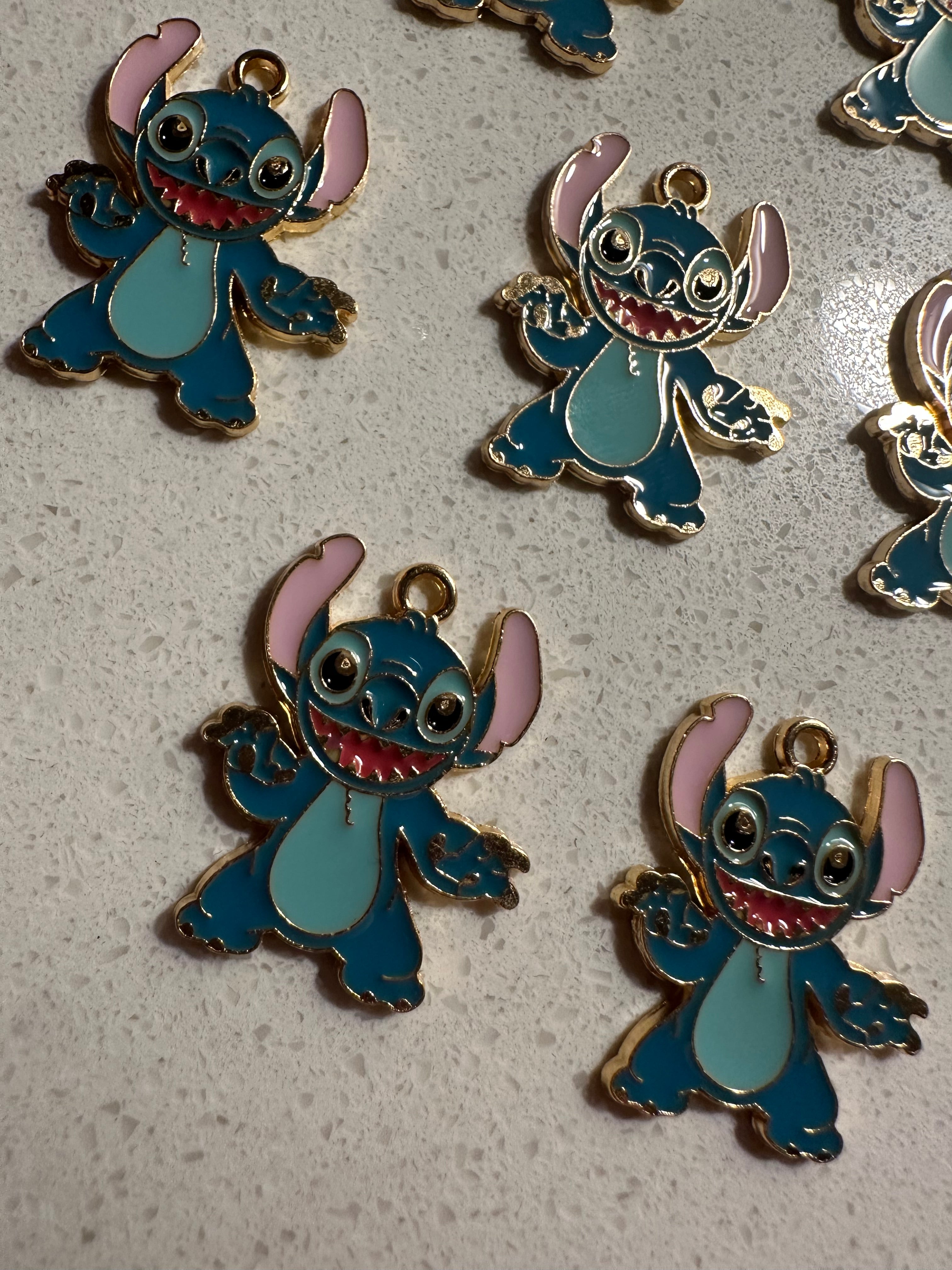 Stitch Inspired Charms (10pcs)