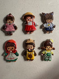 Monchichi Inspired Beads (6 pcs set)