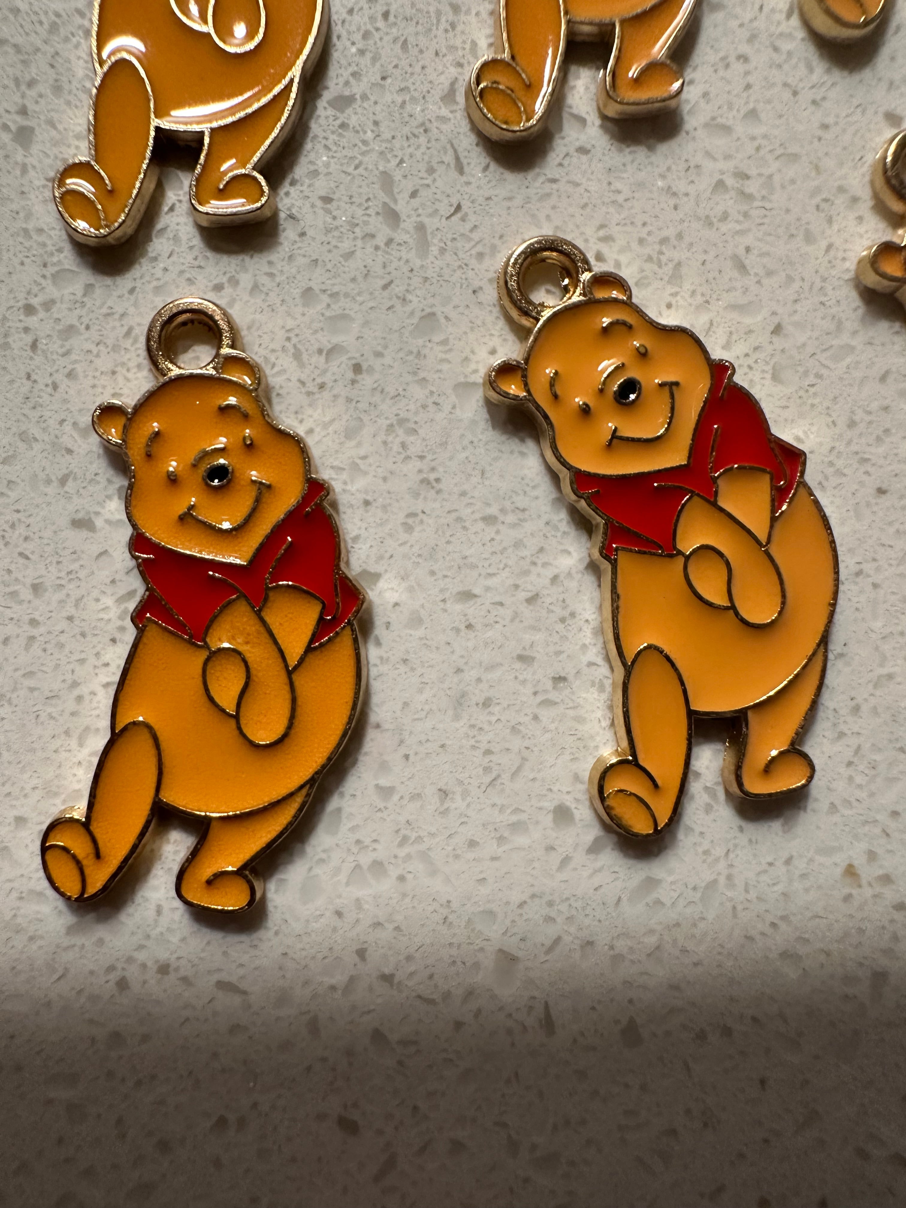 Winnie the Pooh Inspired Charms (10pcs)