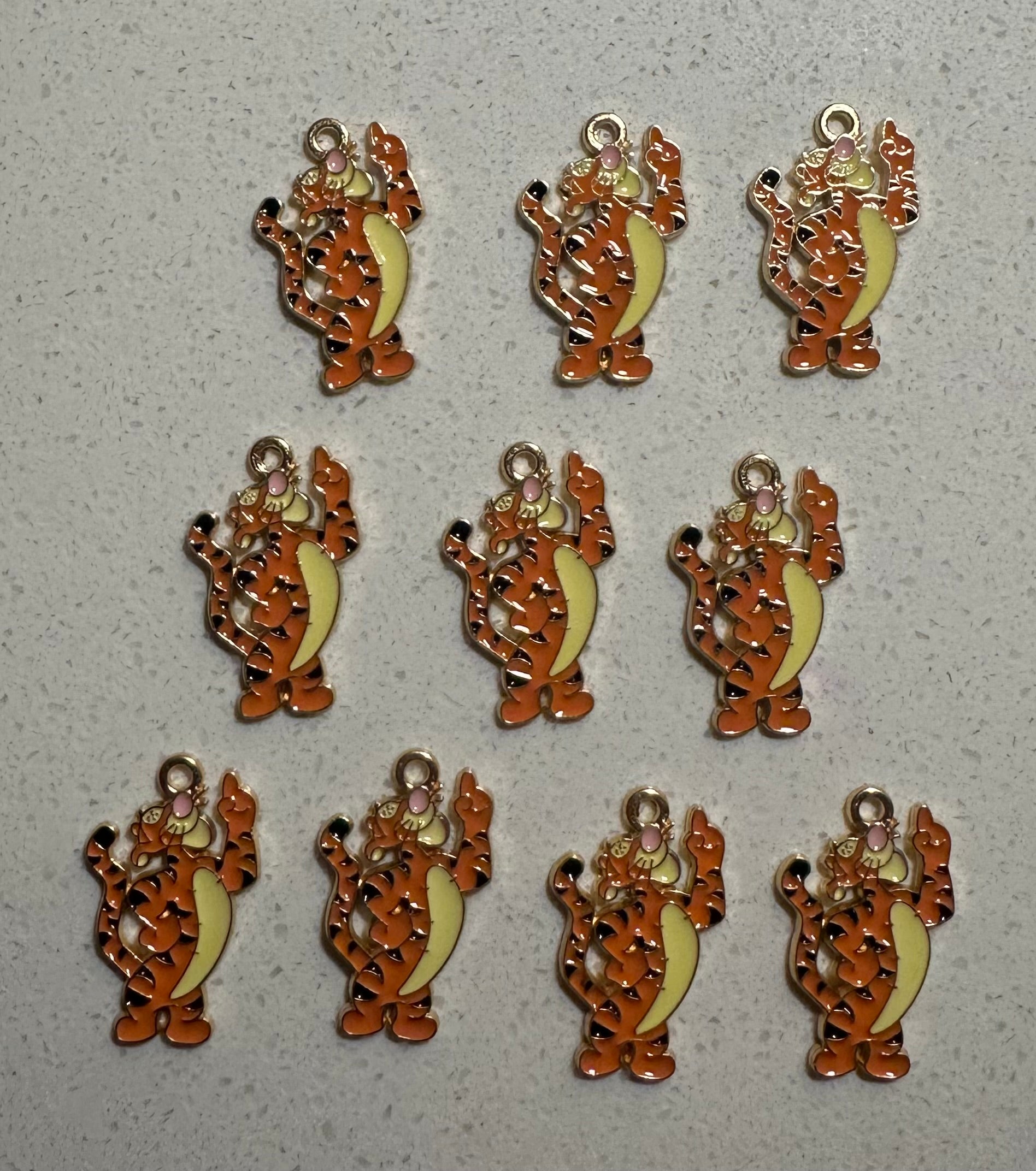 Tiger Inspired Charms (10pcs)