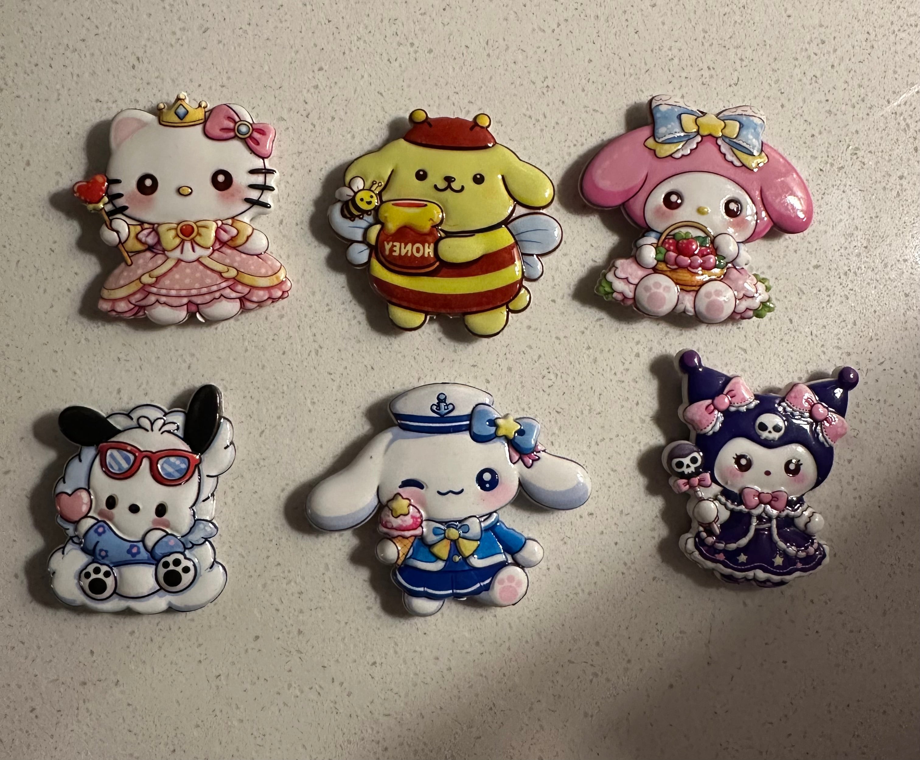 Sanrio Inspired Beads (6 pcs set)
