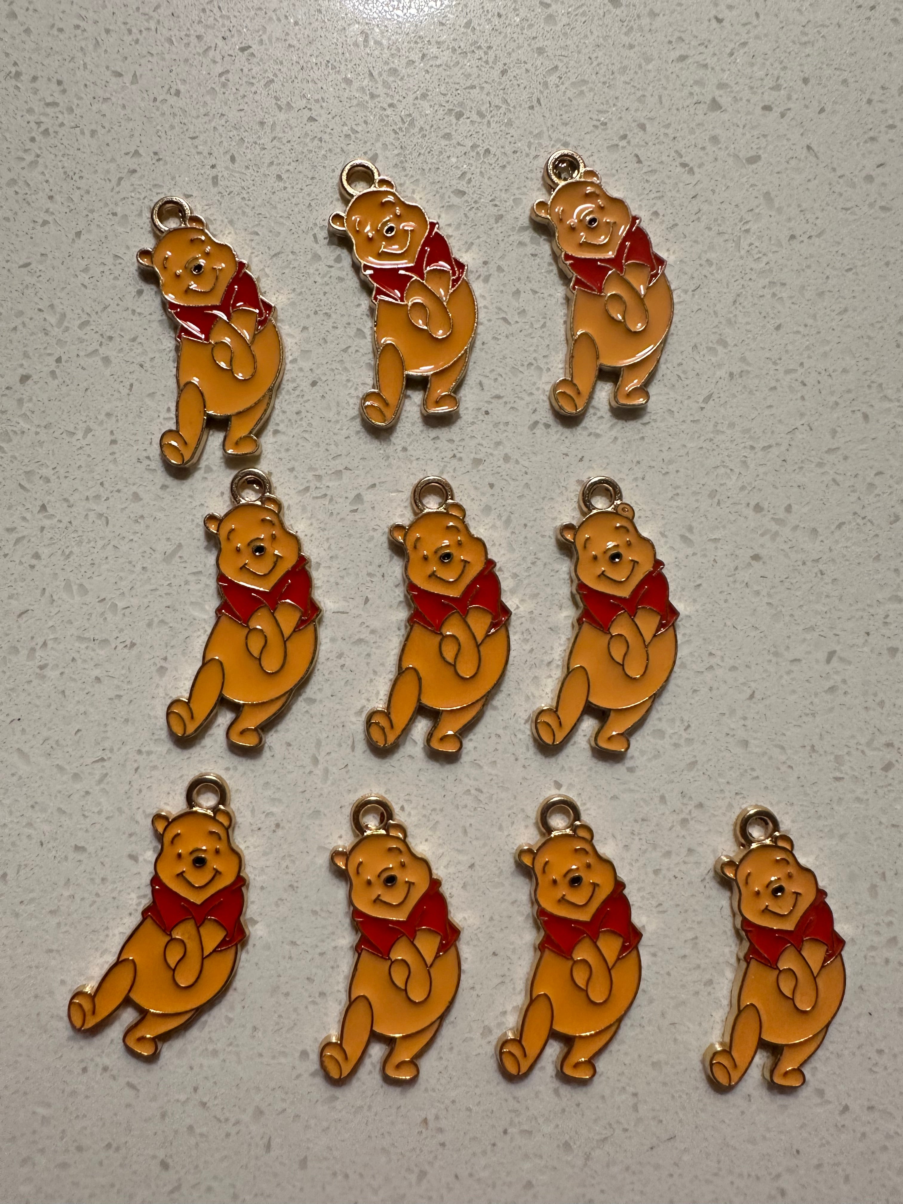Winnie the Pooh Inspired Charms (10pcs)