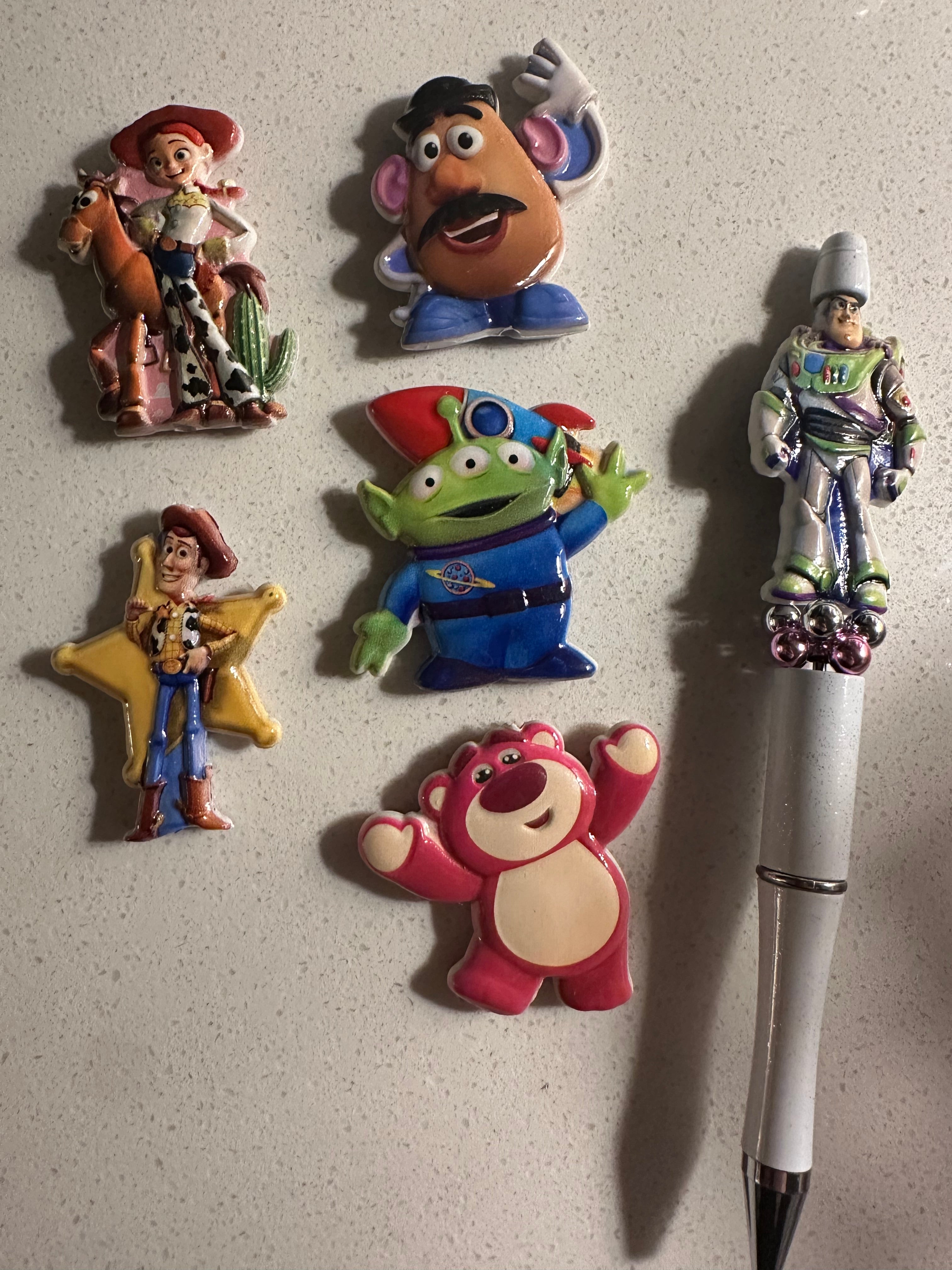 Toy Story Inspired Beads (6 pcs set)