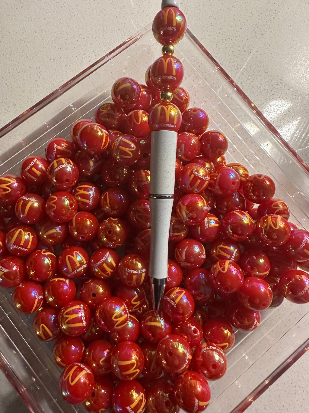McDonald’s Inspired 16mm Beads (20 pcs)