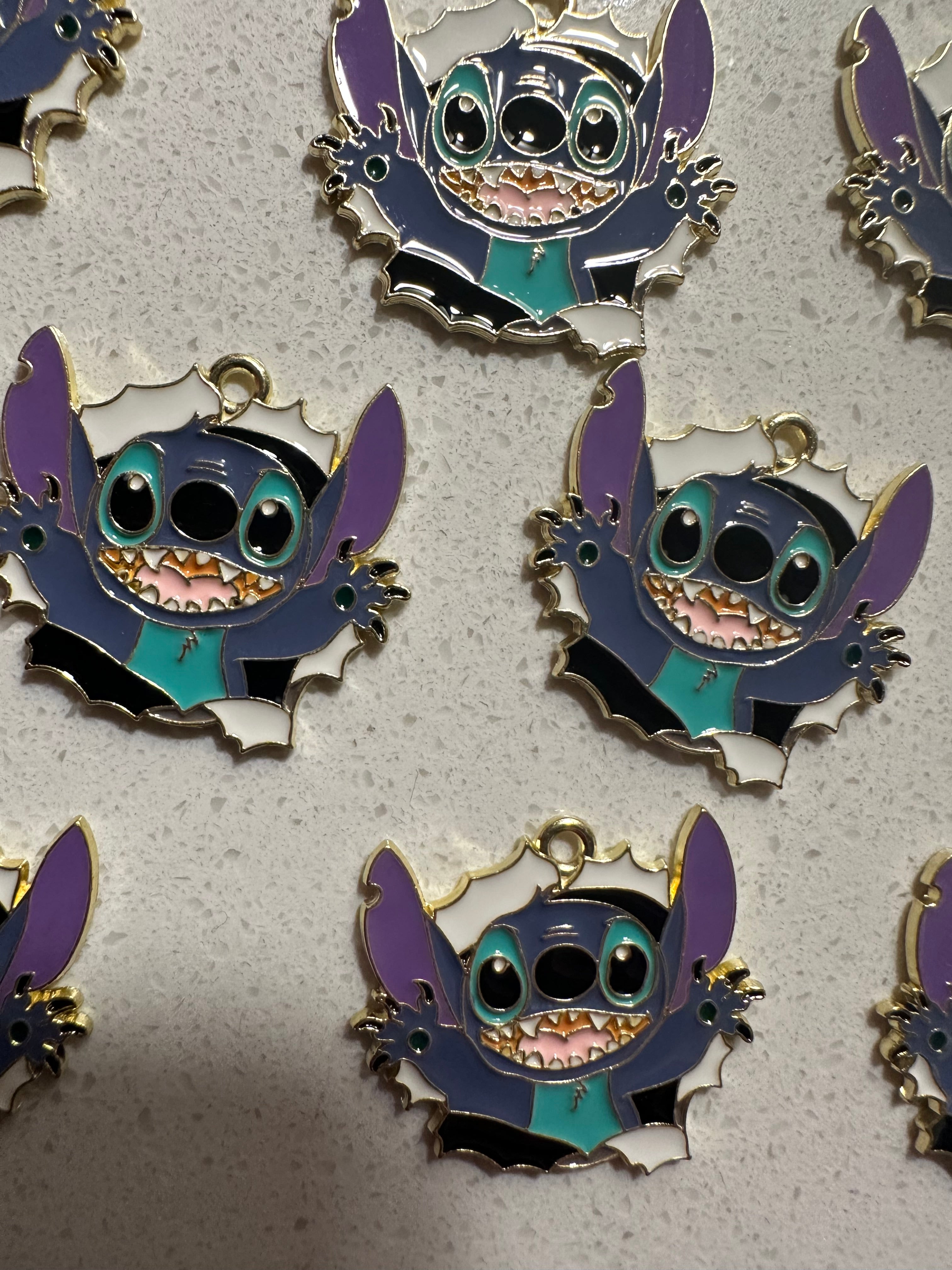 Stitch Inspired Charms (10pcs)