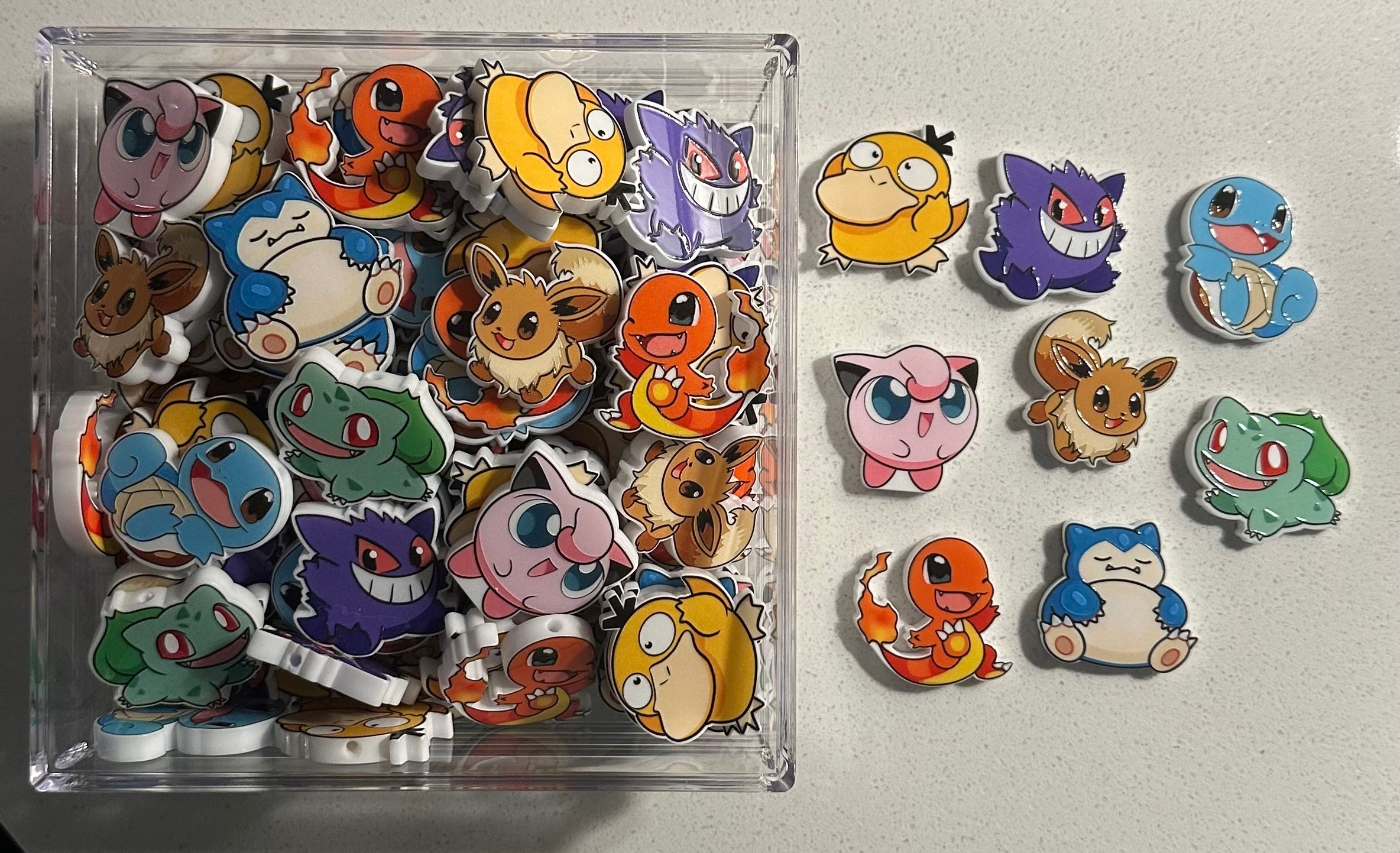 Pokemon Inspired Beads (8 pcs set)
