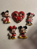 Mickey and Minnie Inspired Beads (5 pcs set)