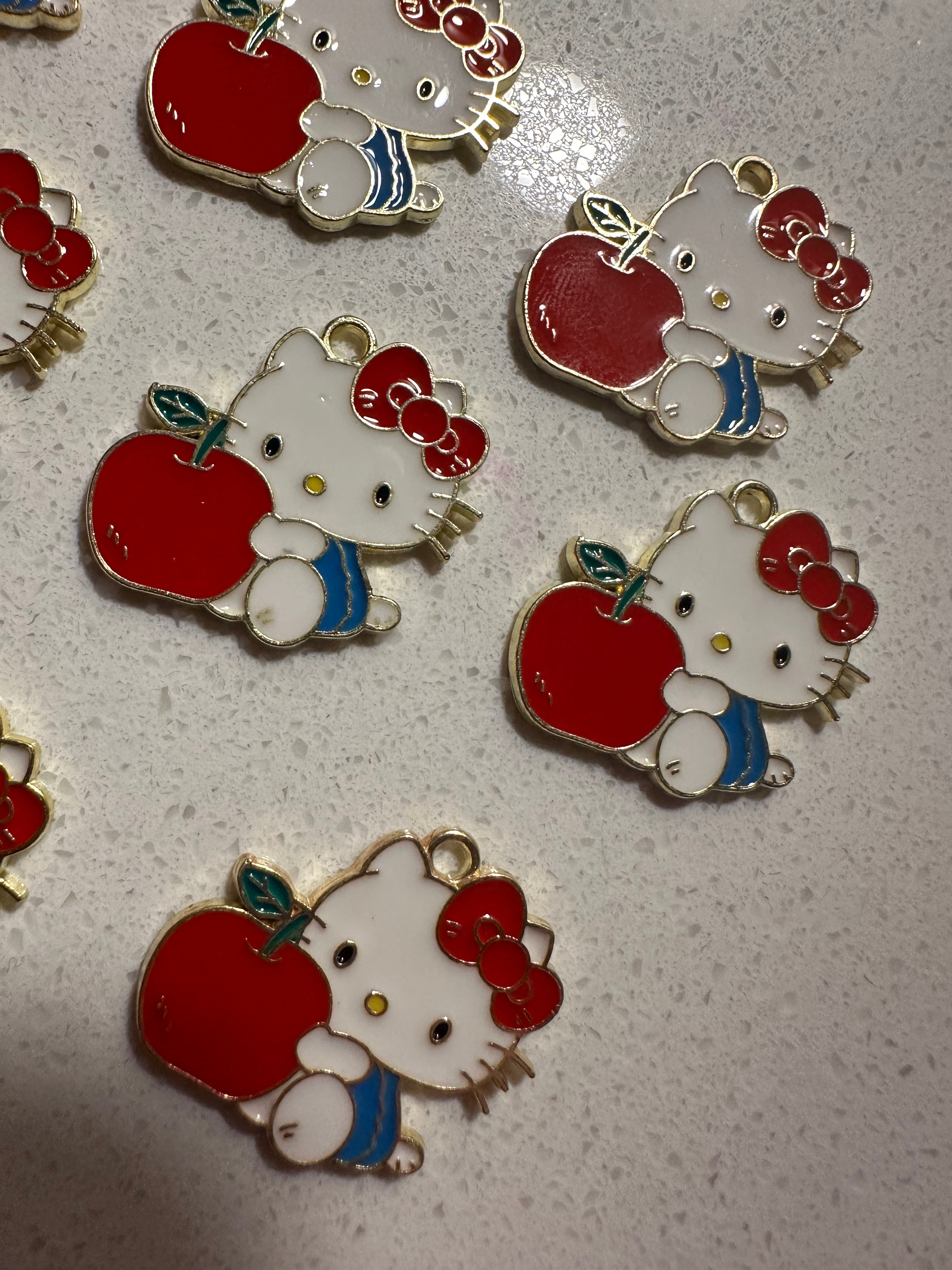 Hello Kitty Inspired Charms (10pcs)