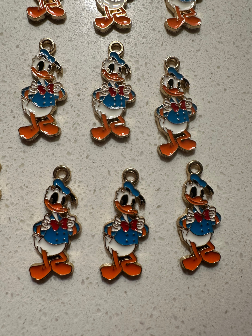 Donald Duck Inspired Charms (10pcs)