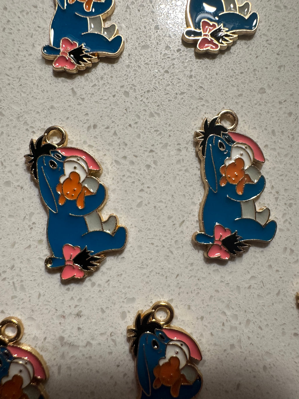 Eeyore Inspired Charms (10pcs)
