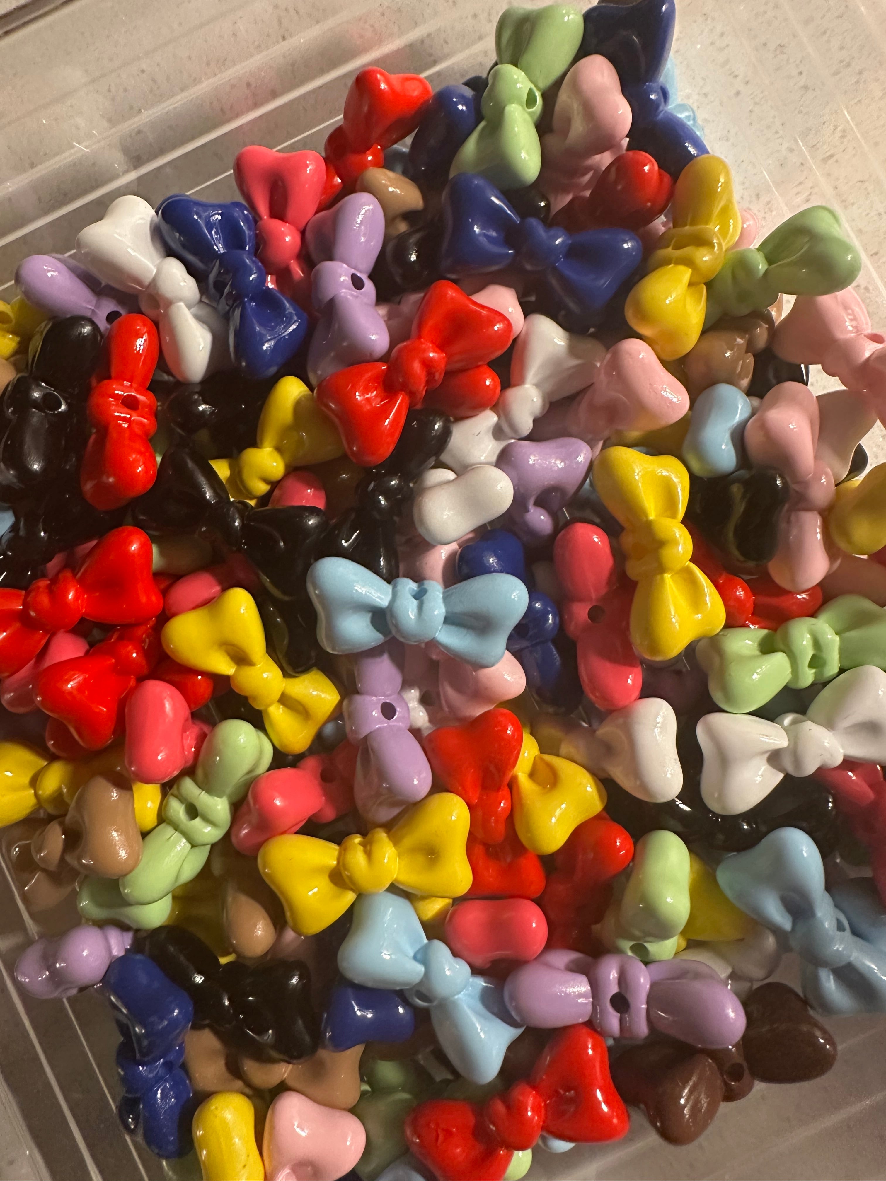 Bow Beads (20 pcs)