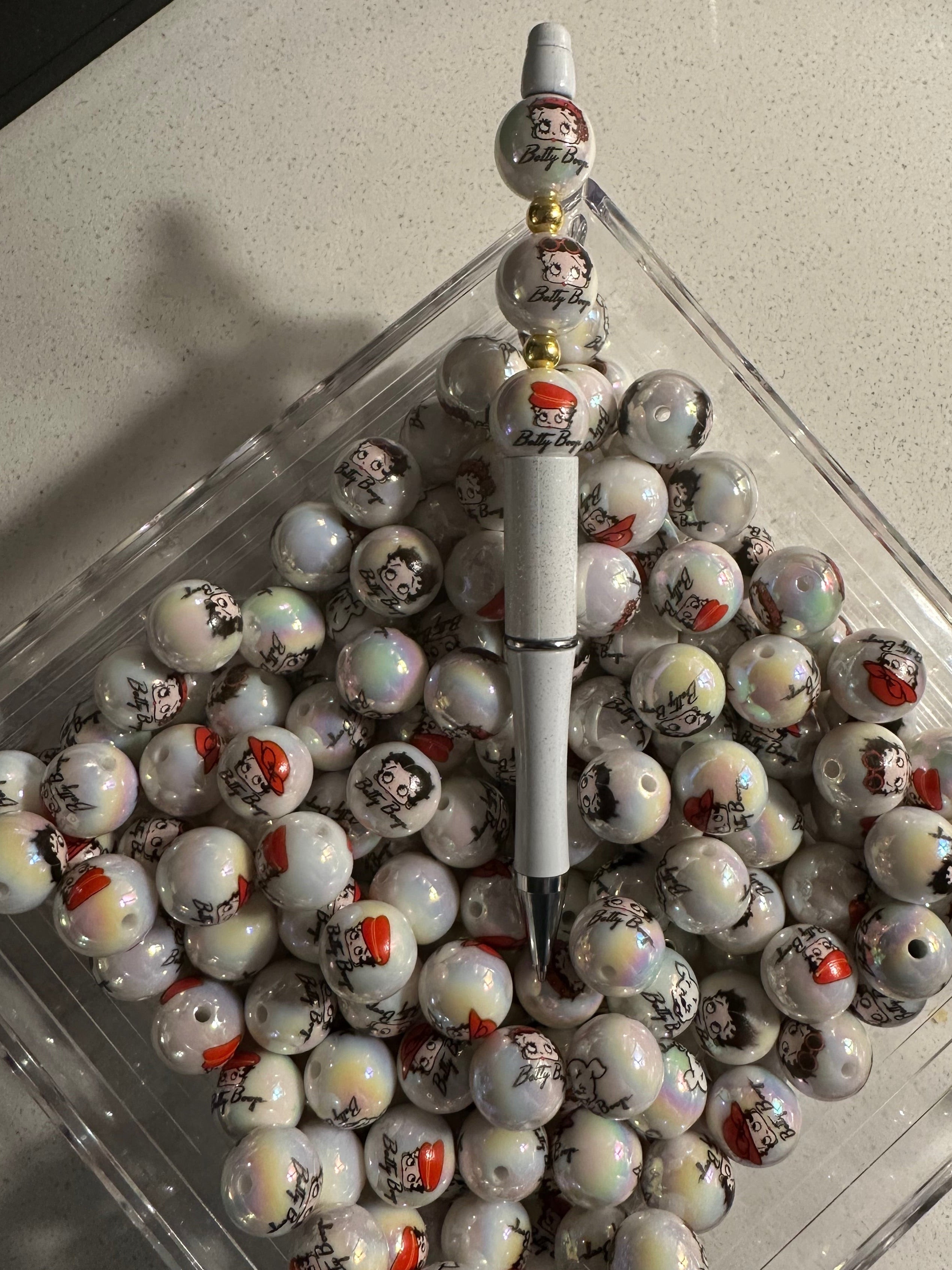Betty Boop Inspired 16mm Beads (20 pcs)