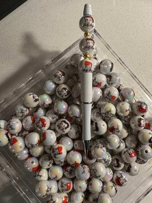 Betty Boop Inspired 16mm Beads (20 pcs)