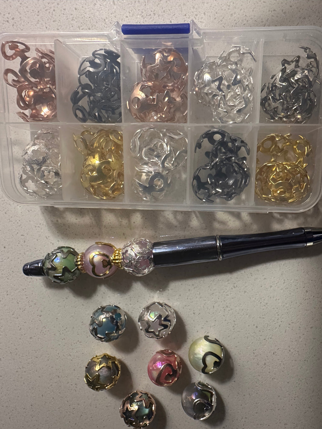 Bead Caps Box (60 pcs)