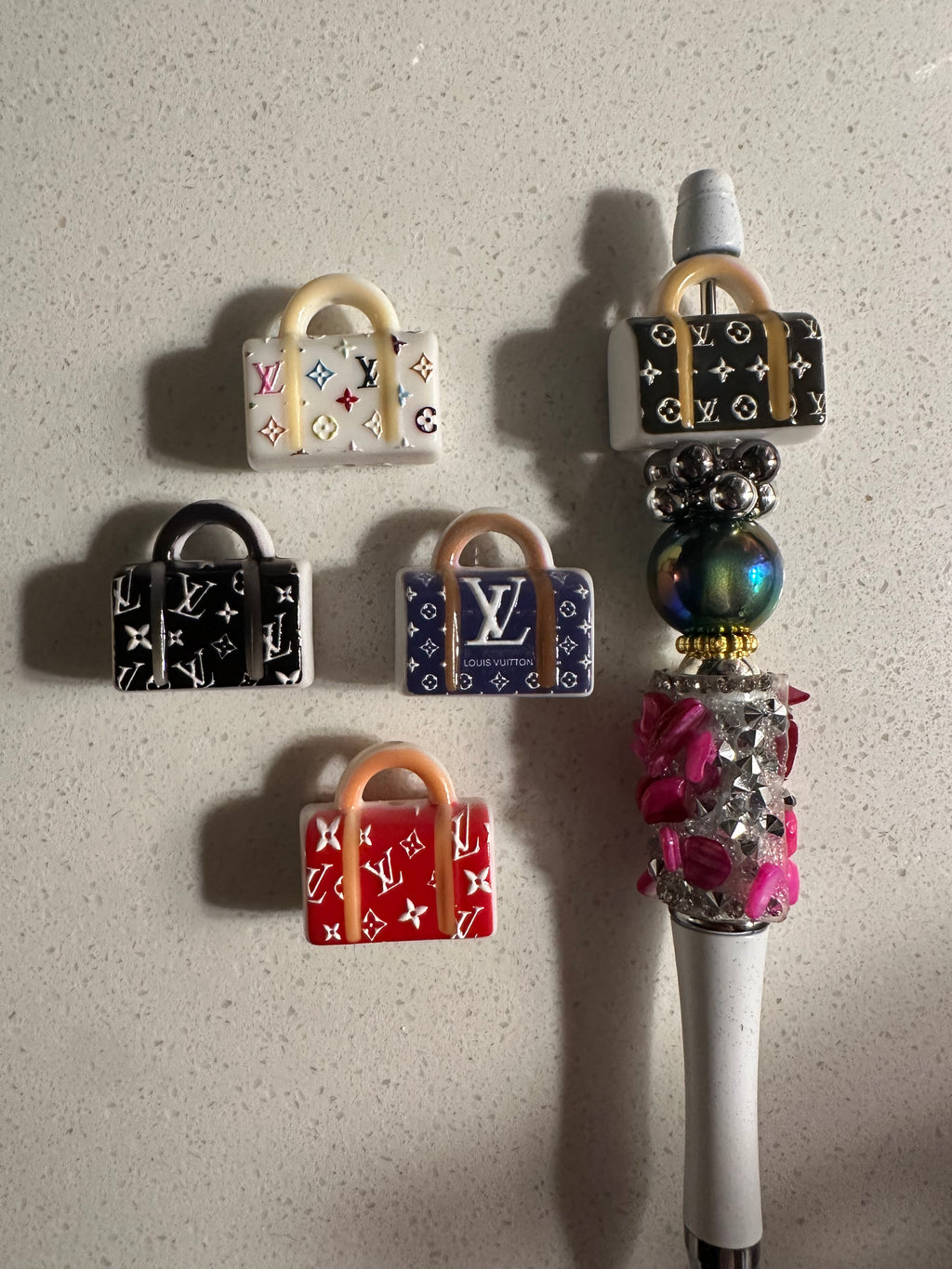 Designer Purse Inspired Beads (5 pcs set)