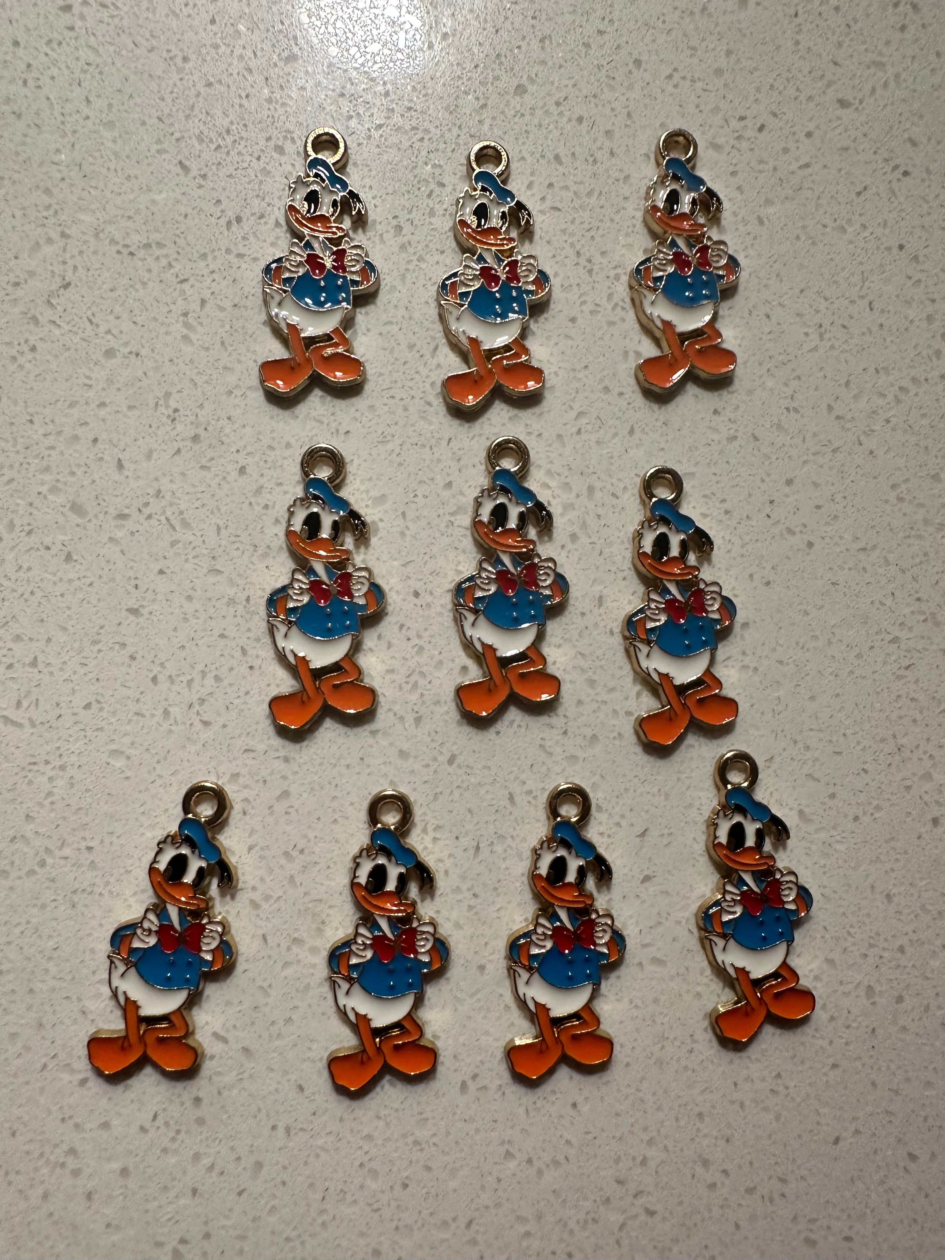 Donald Duck Inspired Charms (10pcs)