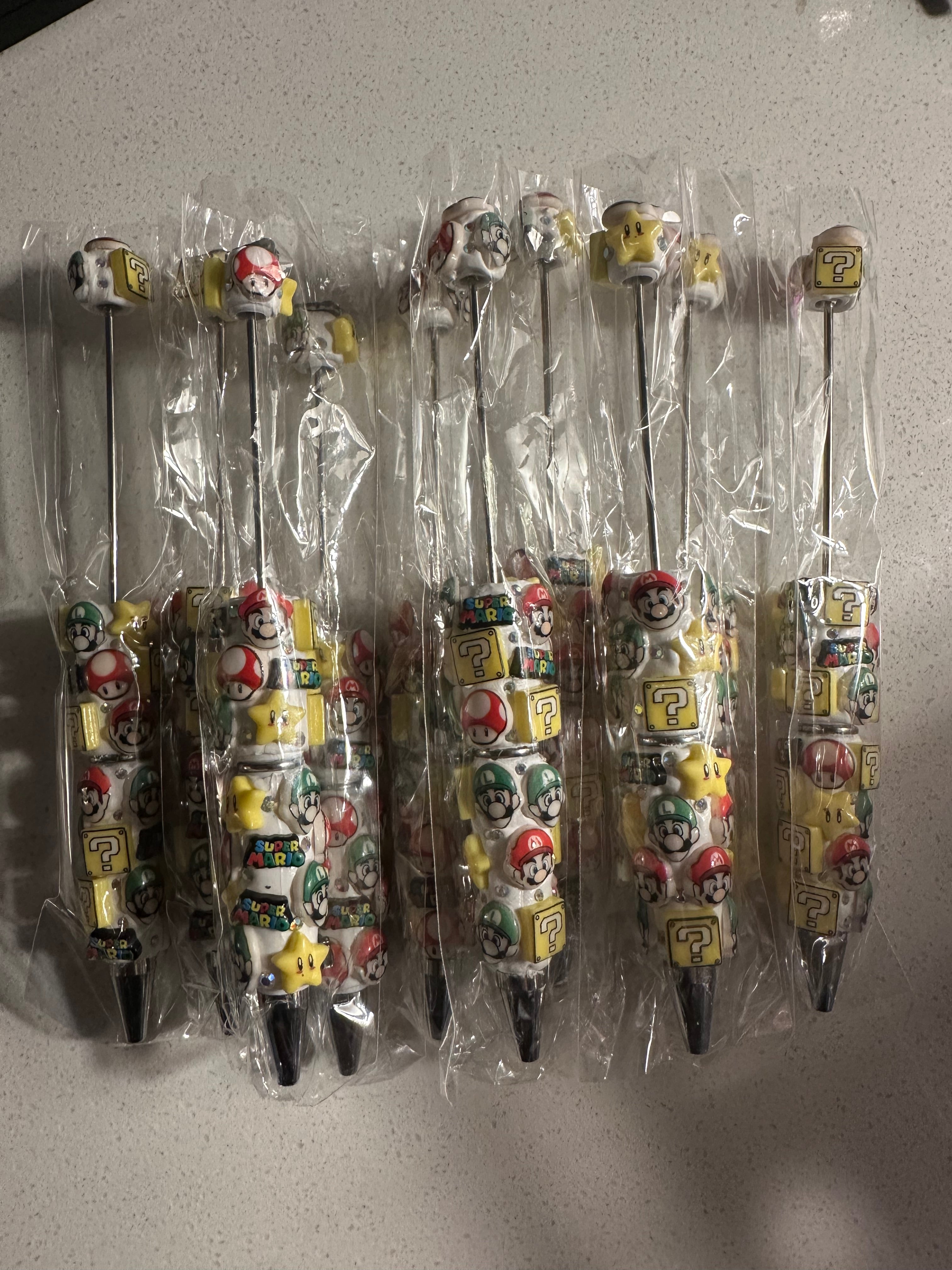 Mario Fancy Beadable Pens