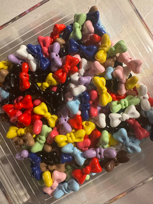 Bow Beads (20 pcs)