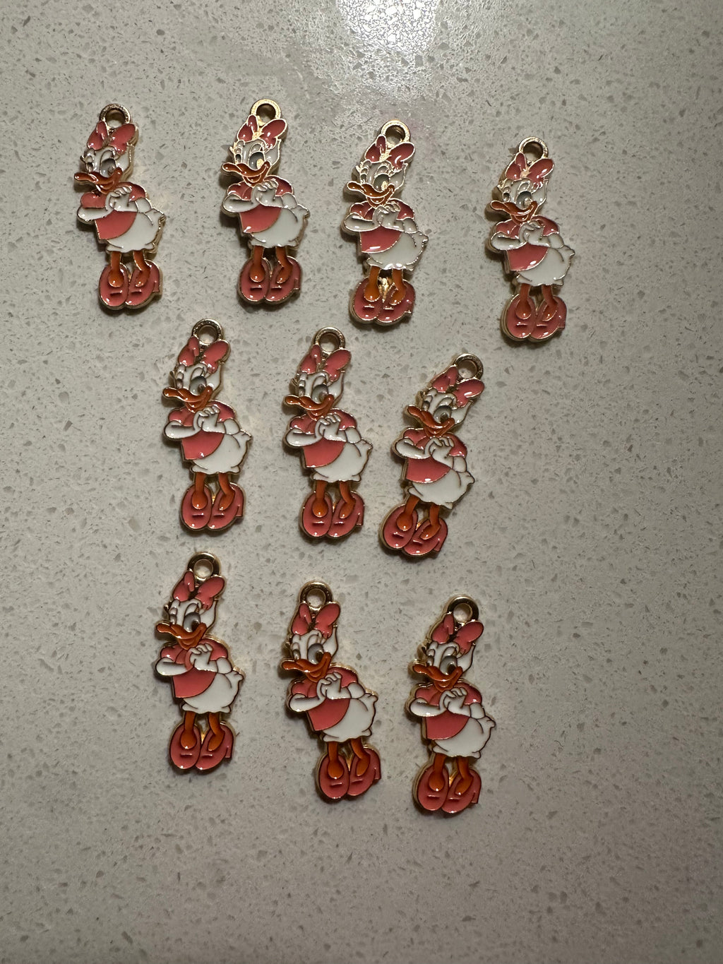 Daisy Duck Inspired Charms (10pcs)