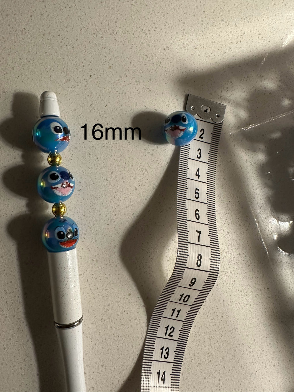 Stitch Inspired 16mm Beads (20 pcs)