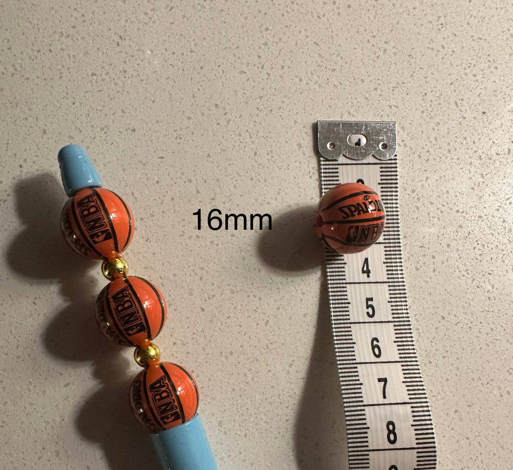 Spalding NBA Inspired 16mm Beads (20 pcs)