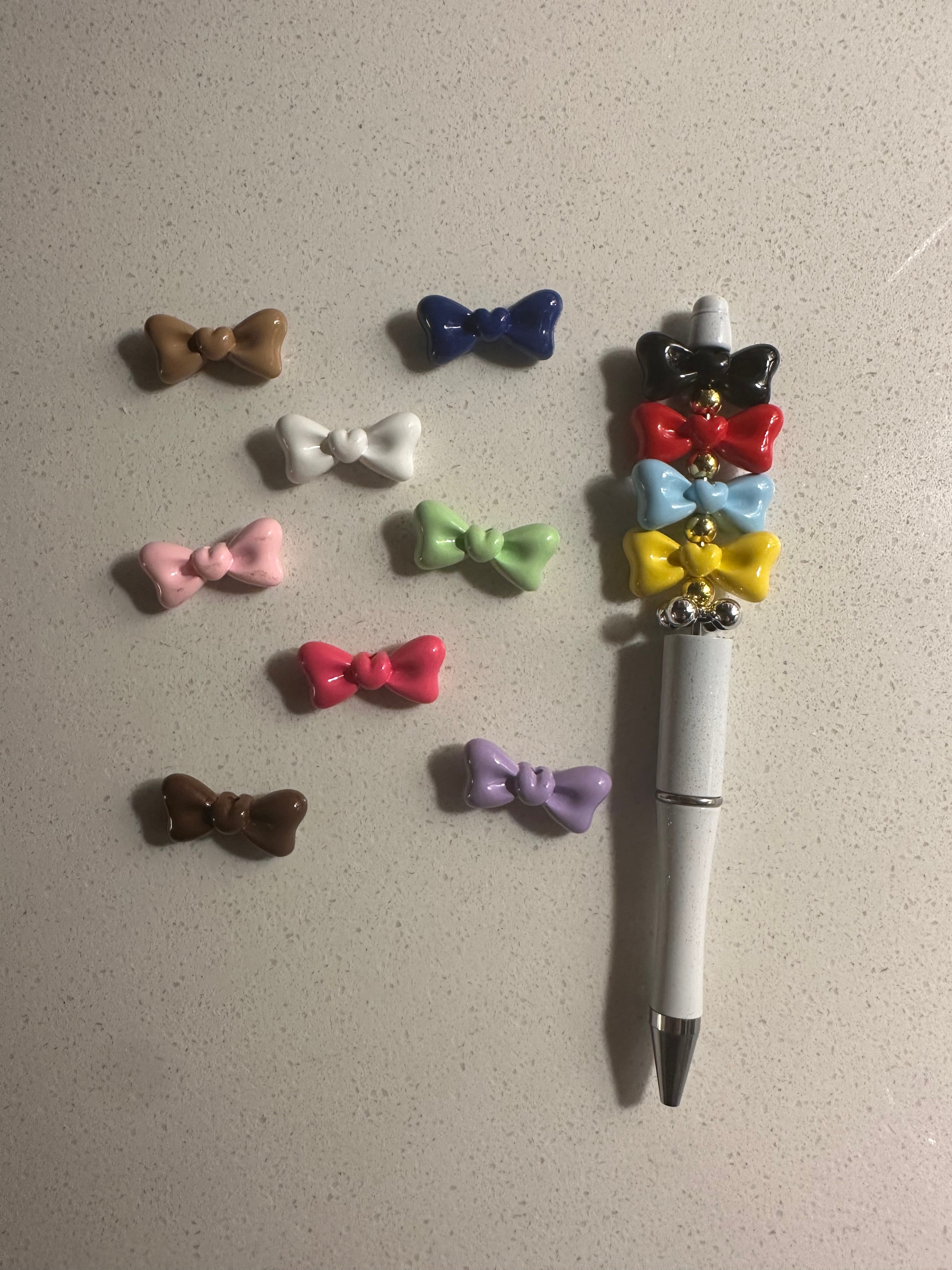 Bow Beads (20 pcs)