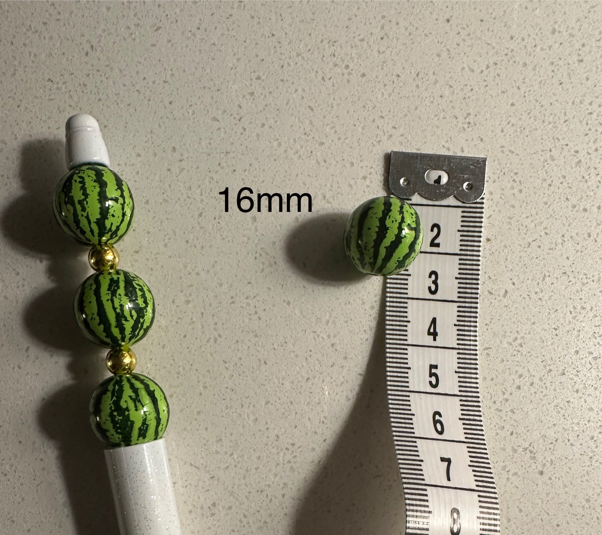 Watermelon 16mm Beads (20 pcs)