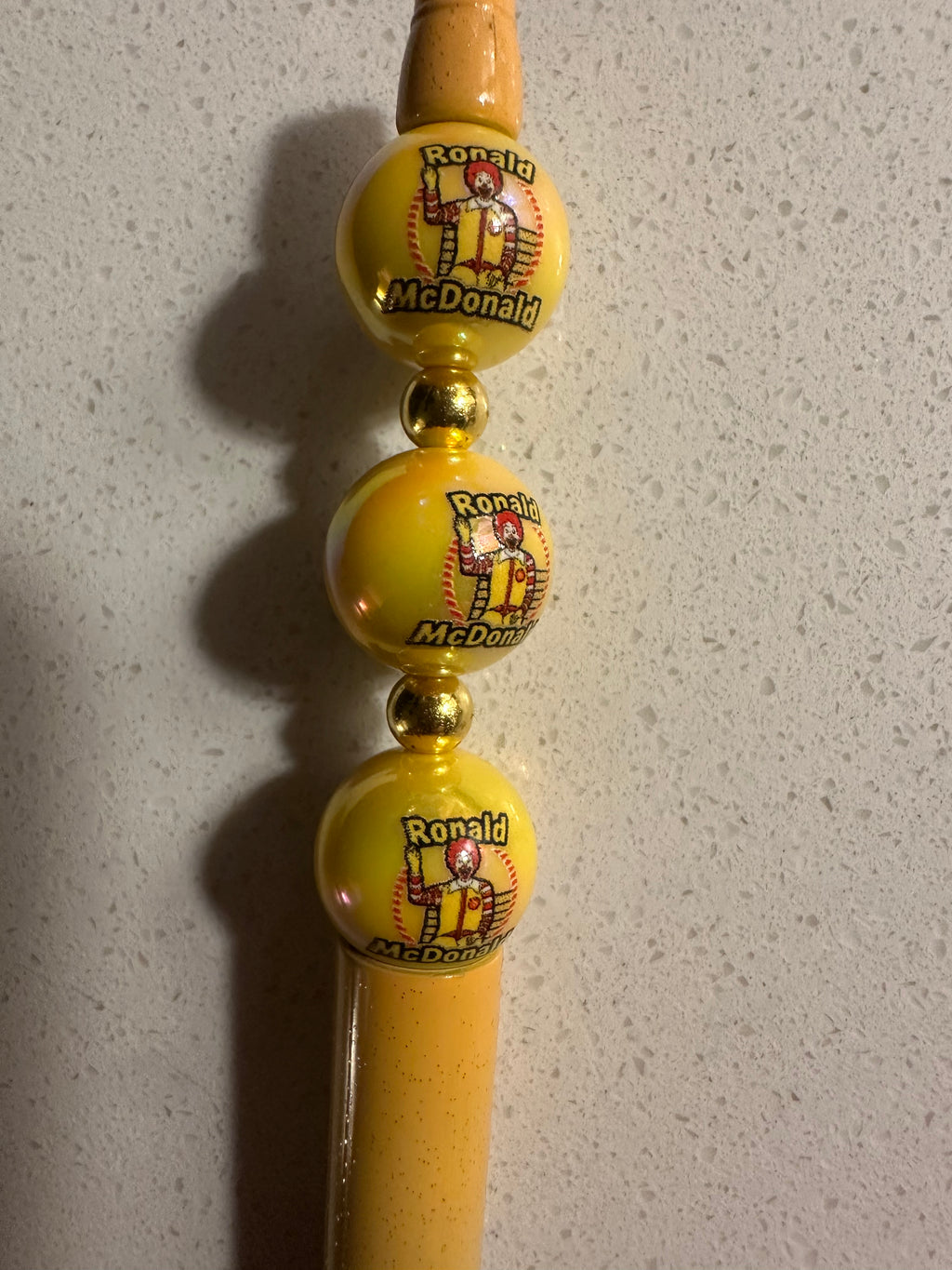 Ronald McDonald Inspired 16mm Beads (20 pcs)