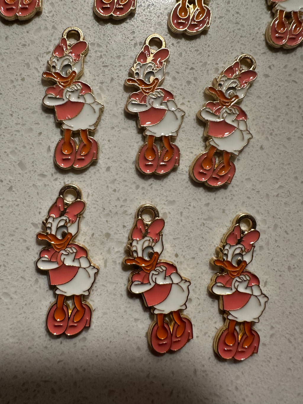 Daisy Duck Inspired Charms (10pcs)