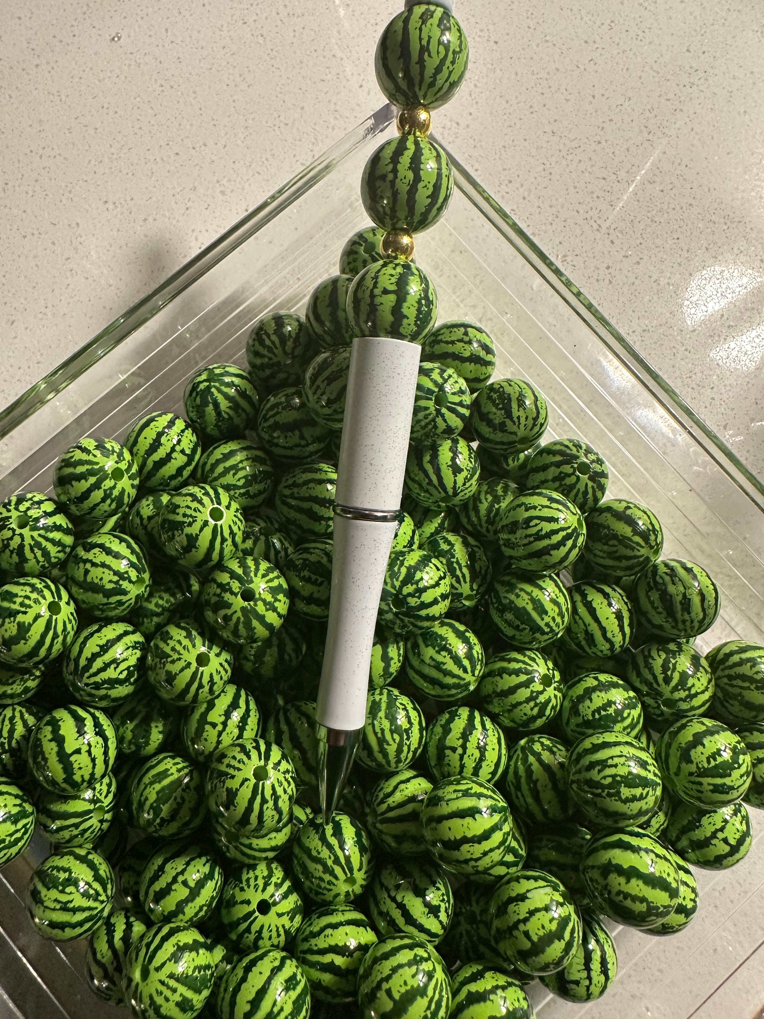 Watermelon 16mm Beads (20 pcs)