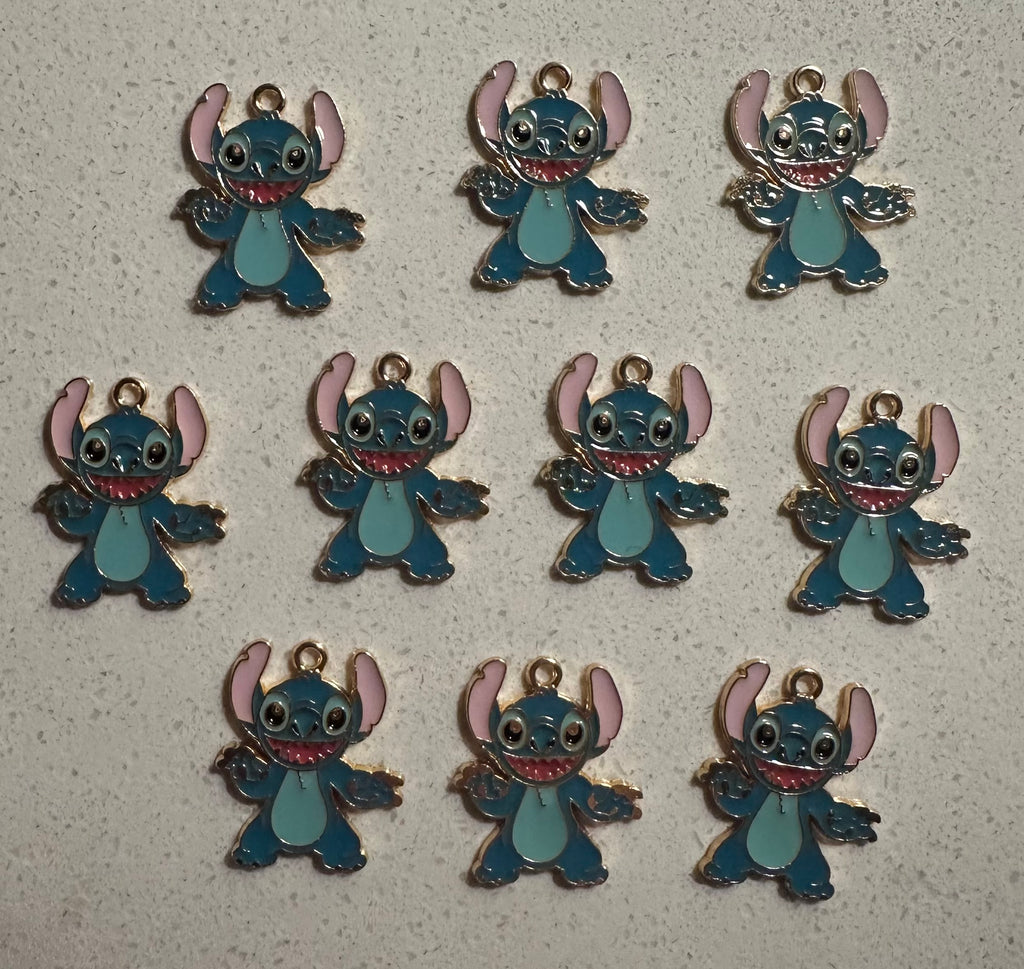 Stitch Inspired Charms (10pcs)