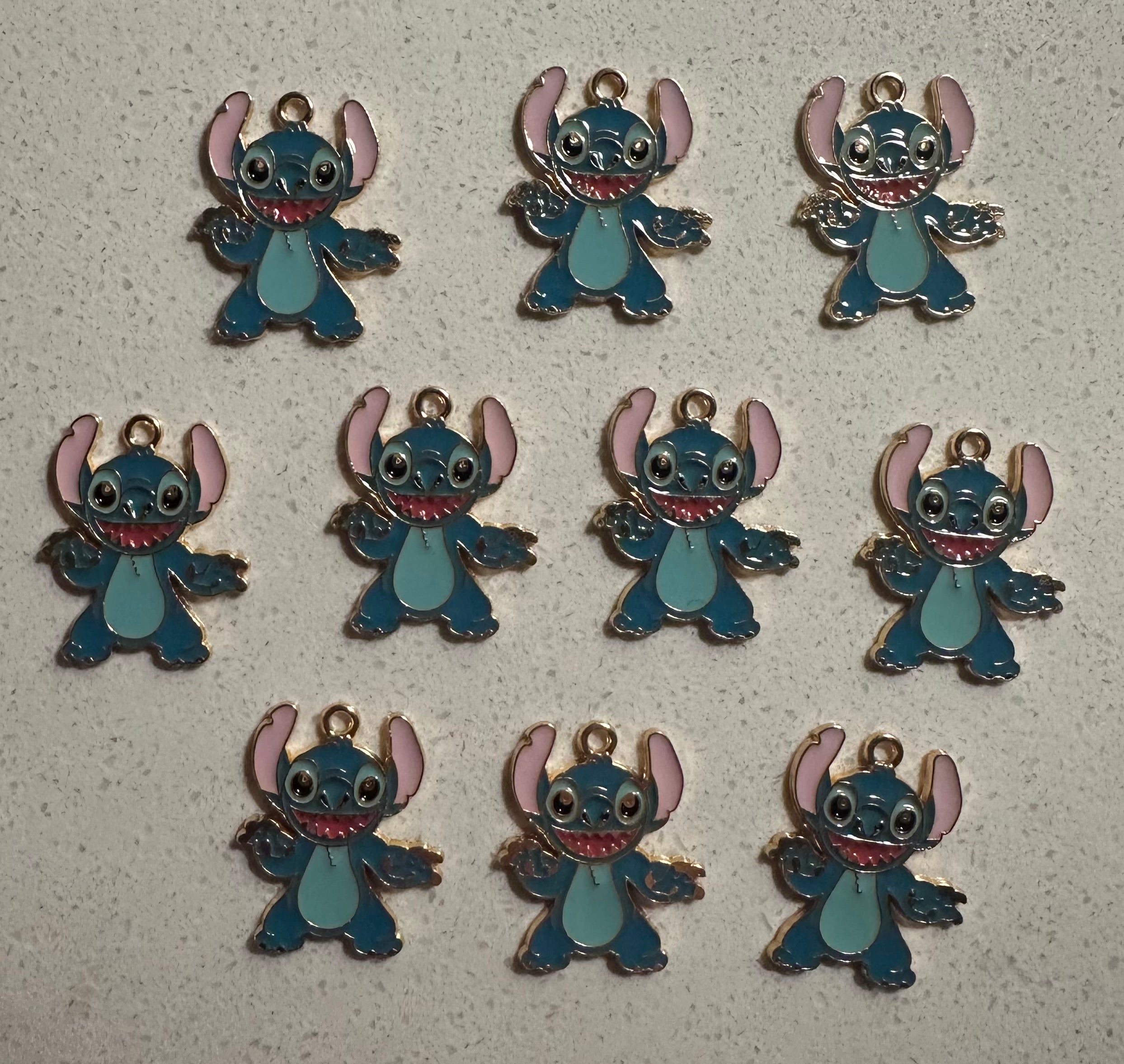 Stitch Inspired Charms (10pcs)