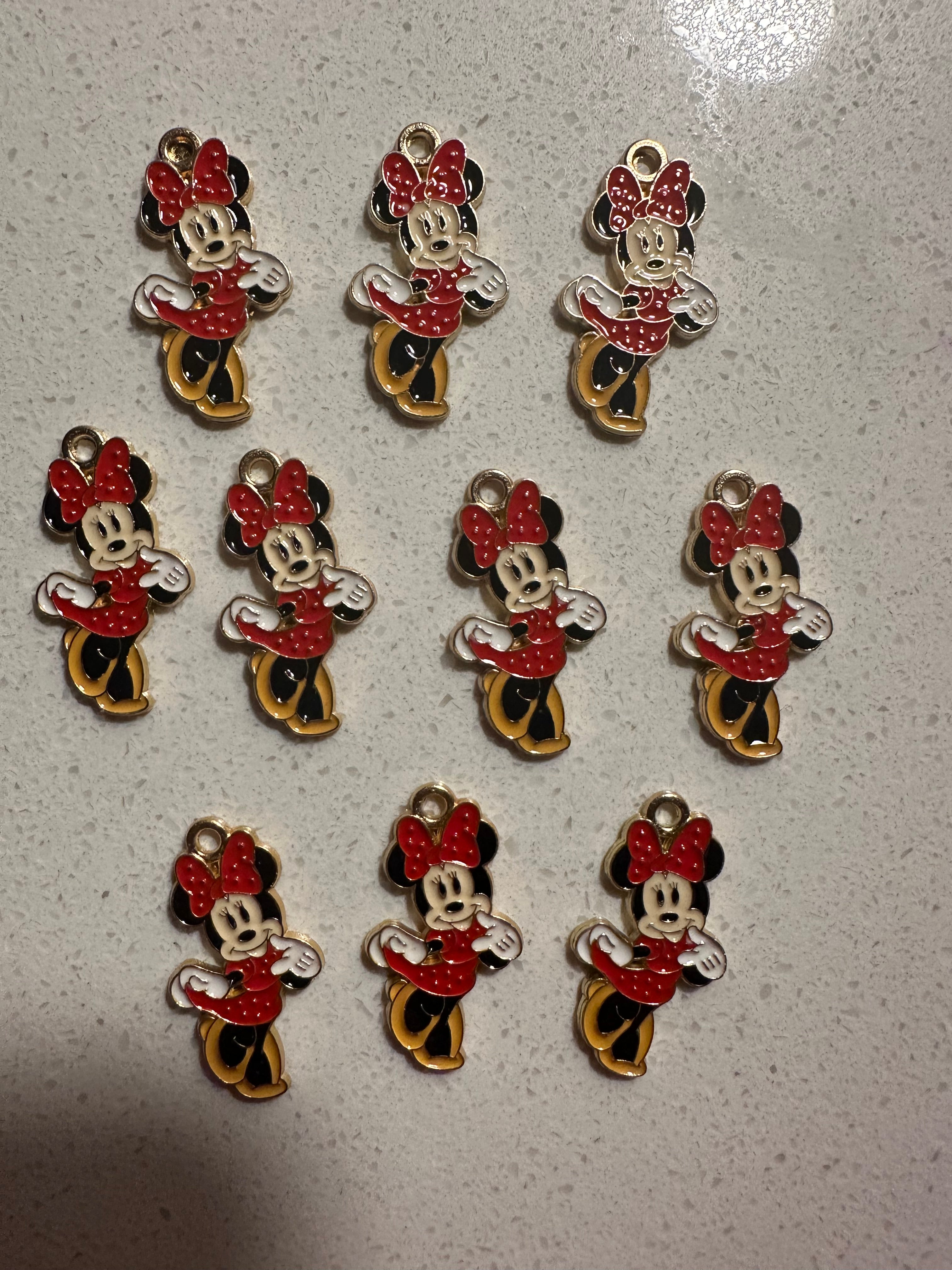 Minnie Inspired Charms (10pcs)