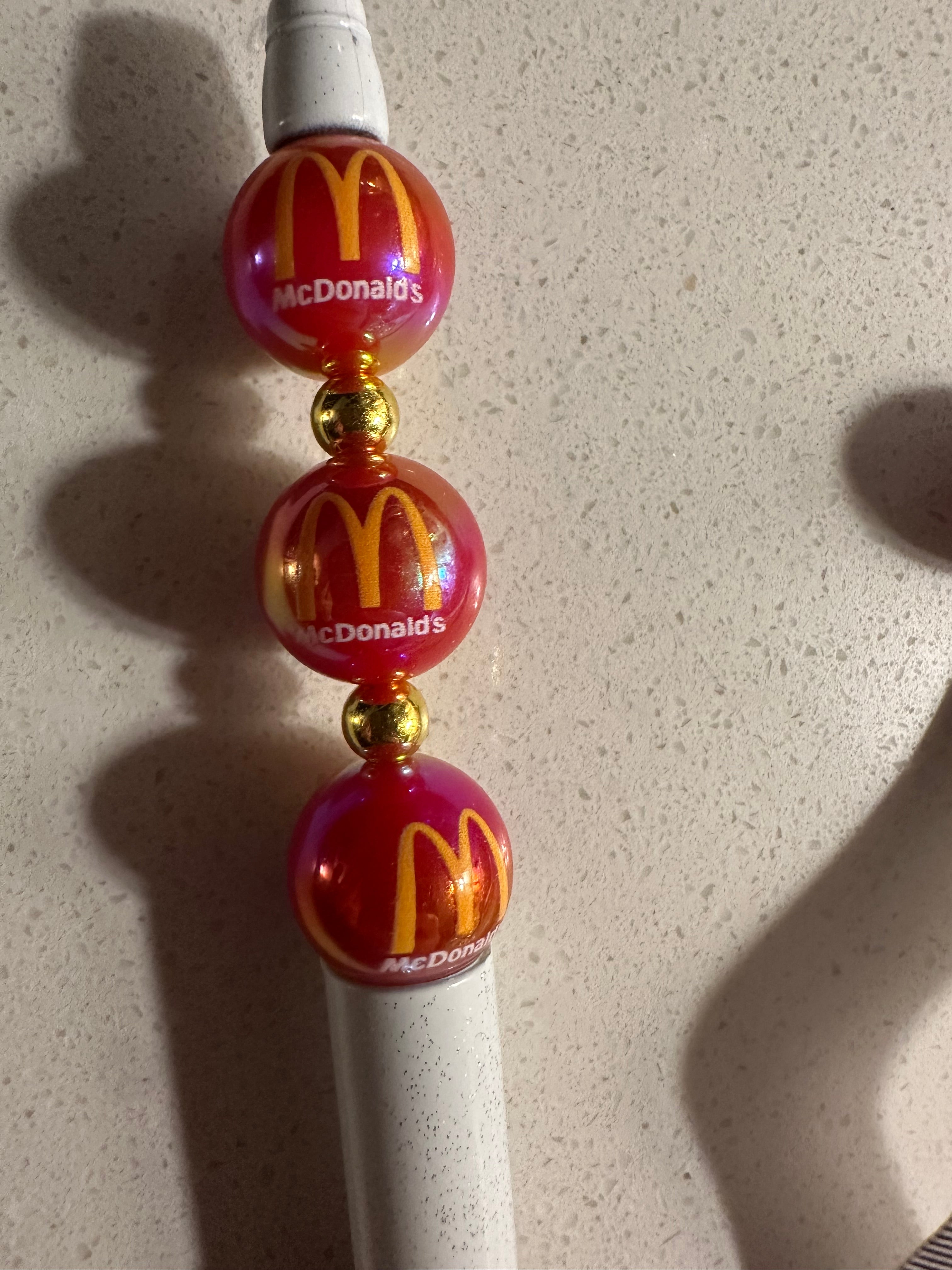 McDonald’s Inspired 16mm Beads (20 pcs)